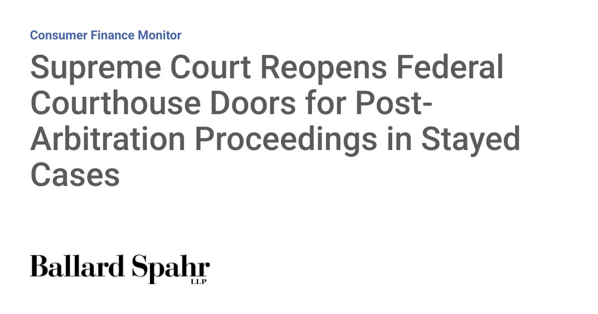 Ruled: Jules Seals Section 3 FAA Stay Jurisdiction