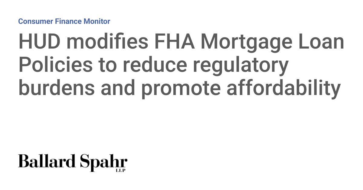 HUD Cuts FHA Oversight